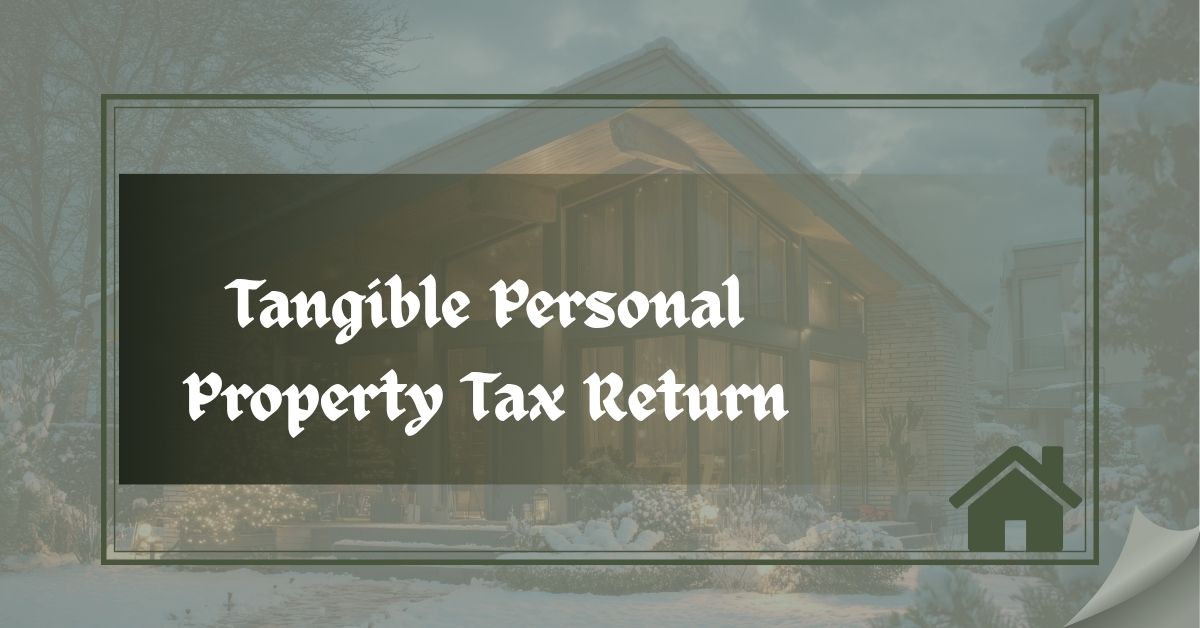 Tangible Personal Property Tax Return